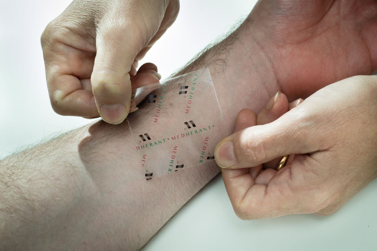 A medicated skin patch