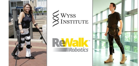 موسسۀ Wyss و شرکت ReWalk Robotics با یکدیگر همکاری می‌کنند.