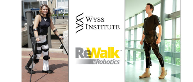 موسسۀ Wyss و شرکت ReWalk Robotics با یکدیگر همکاری می‌کنند.
