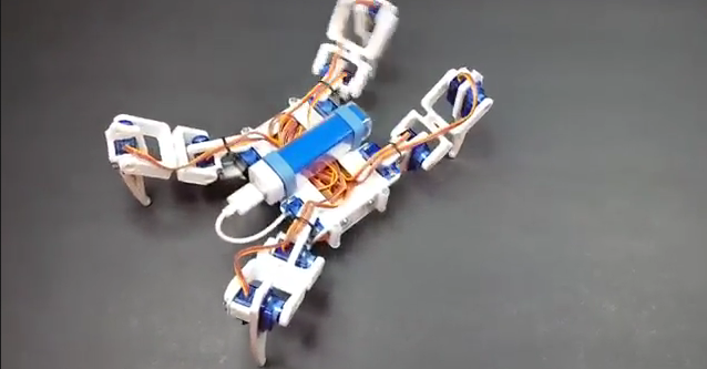 ساخت یک ربات عنکبوتی با استفاده از چاپ سه بعدی