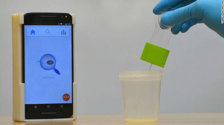 ساخت برنامه کاربردی تلفن همراه برای آزمایش باروری مردان
