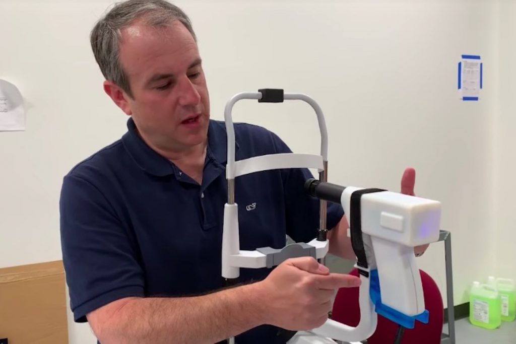 اسکنر OCT برای یافتن تخریب ماکولار چشم