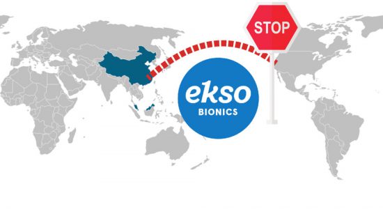 توقف همکاری Ekso Bionics و چین