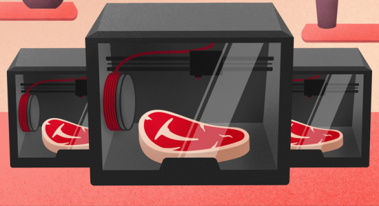 چاپ سه بعدی گوشت