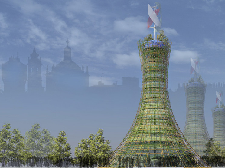 Skyfarm: یک برج کشاورزی عمودی با انرژی باد 