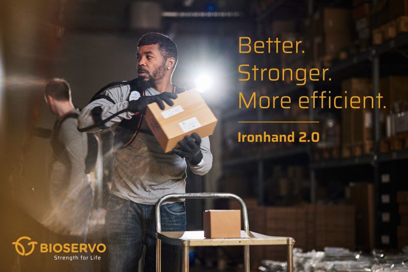 Ironhand 2.0 نسخه جدید اسکلت بیرونی دست
