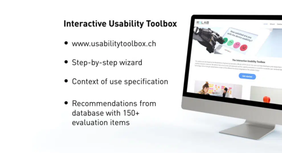 Introducing the Interactive Usability Toolbox by RELab of ETH Zürich