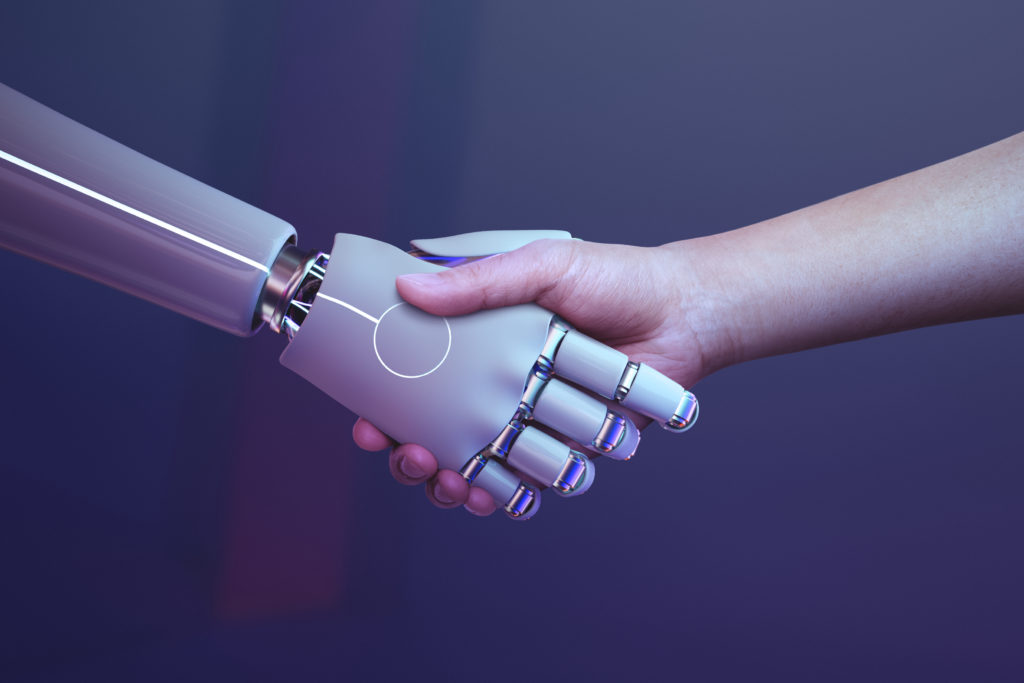 AI هوش مصنوعی دست رباتیک