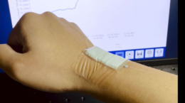 The soft and flexible wearable sticker sensor can be worn for long hours and even picks slight movements that conventional sensors miss.