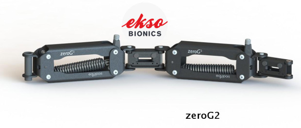 بازوی ZeroG ساخت Equipoise معمولاً در پیشنمونۀ اسکلتهای بیرونی با کاربری صنعتی برای نگه داشتن اجسام سنگین بکار میرود.