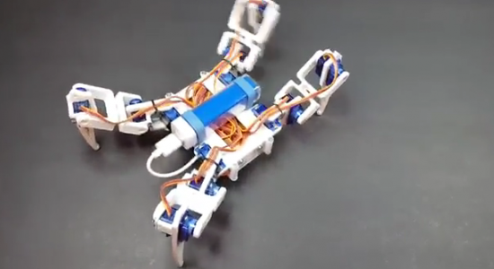 ساخت یک ربات عنکبوتی با استفاده از چاپ سه بعدی