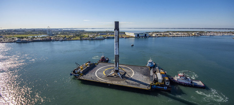 ماموریت The CRS-19 ، منبع: SpaceX/Flikr