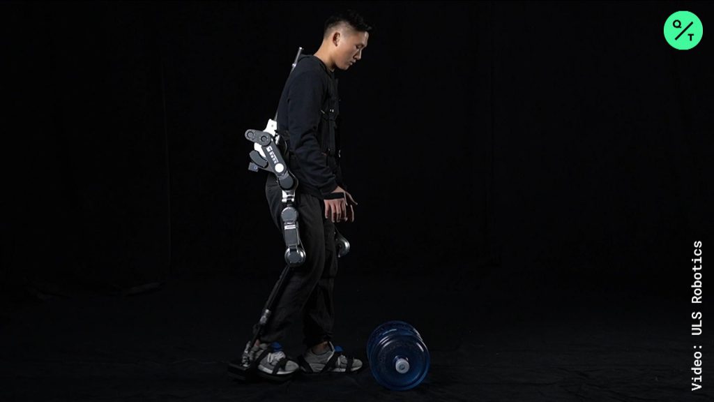 اسلکت بیرونی پایین تنه ULS Robotics با نام HEMS_GSTM
